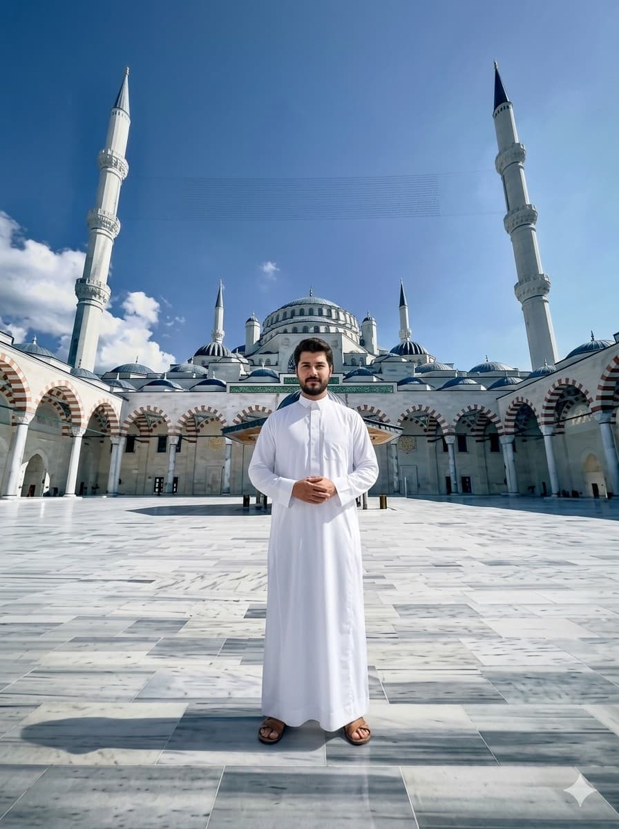 Alone in the Blue Mosque